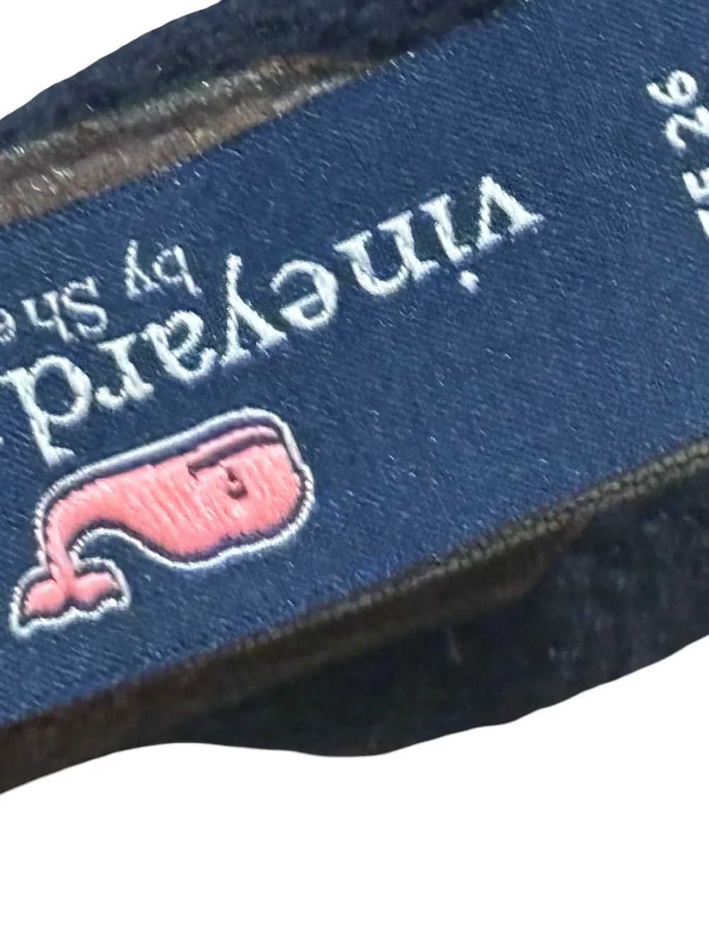 Vineyard Vines Boys Belt - Santa Whale Vineyard Vines canvas belt size 26